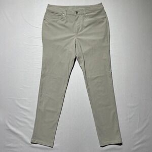 Lululemon Pants Mens 31 Beige‎ Commission Classic 5 Pocket Slim Fit ABC Stretch